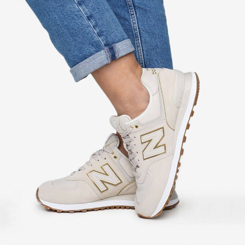 Giày New Balance Wmns 574 'Light Grey' WL574SOA - Ảnh 3