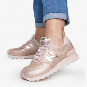 Alternative view of Giày New Balance Wmns 574 Trainer In Peach WL574SOJ