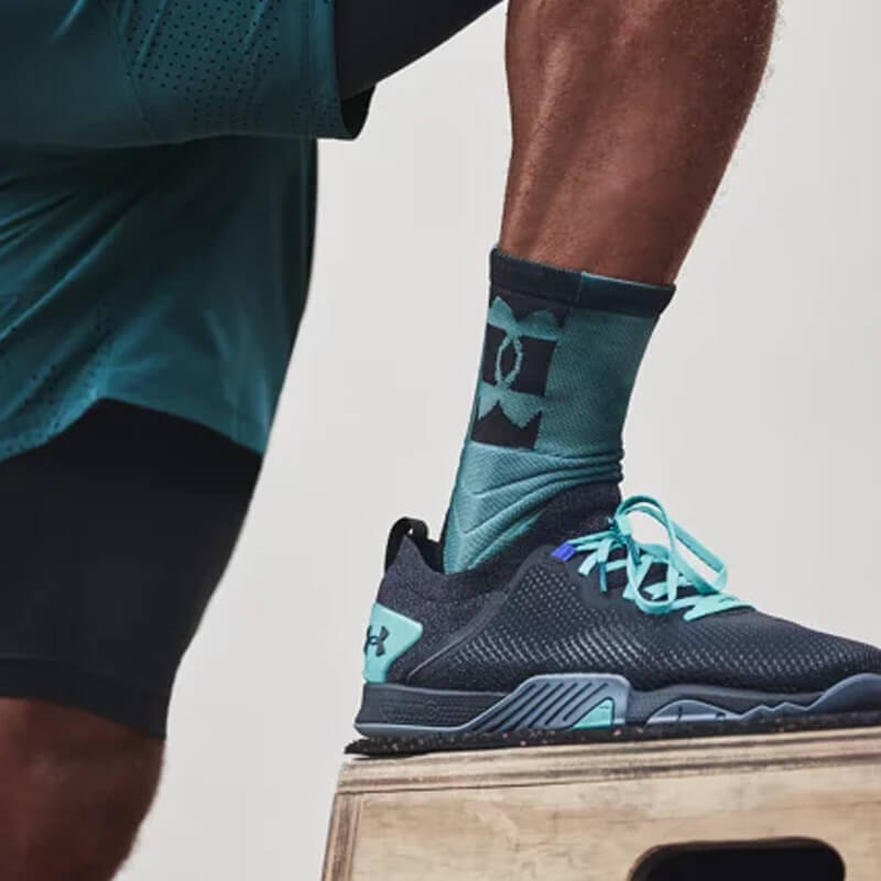 Giày Under Armour TriBase Reign 3 'Black Turquoise' 3023698-002 - Ảnh 2