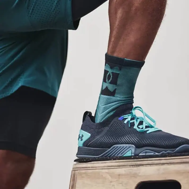 Alternative view of Giày Under Armour TriBase Reign 3 'Black Turquoise' 3023698-002