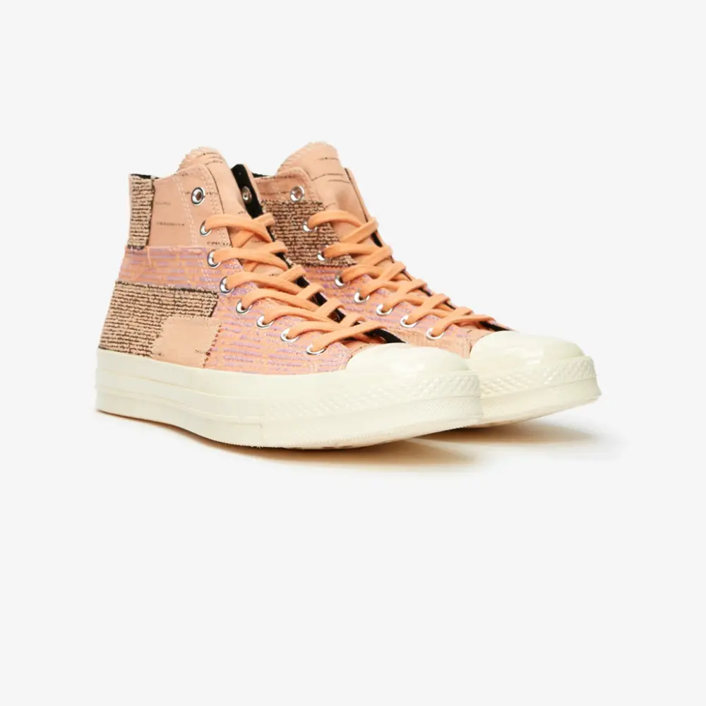 Alternative view of Giày Converse Chuck 70 High 'Patchwork Peach' 170058C