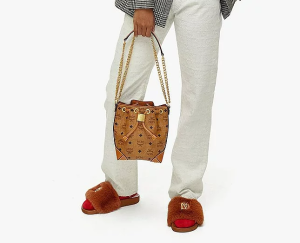 Alternative view of Túi MCM Soft Berlin Drawstring Bag Visetos 'Cognac' MWDAABF03CO001