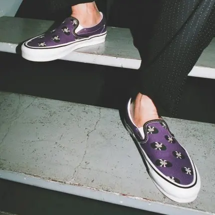 Giày Vans Wacko Maria 'Purple Records' VN0A45JK596 - Ảnh 4