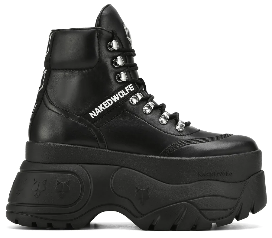 Giày Naked Wolfe SPIKE LEATHER 'BLACK'