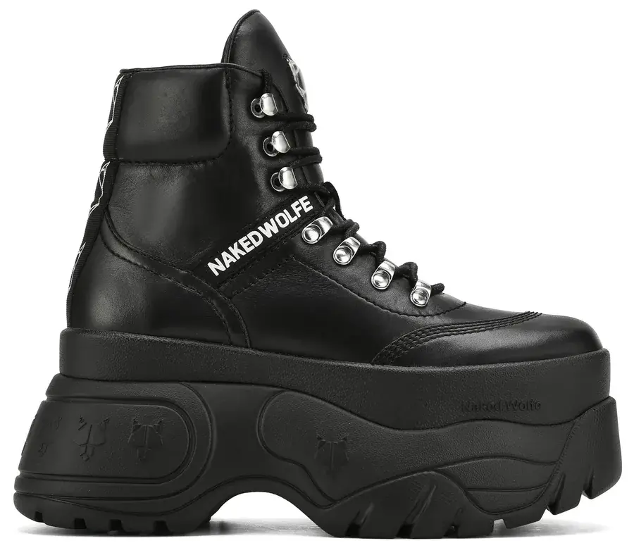 Giày Naked Wolfe SPIKE LEATHER 'BLACK'