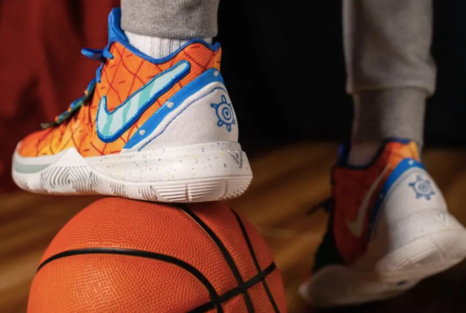 Giày Nike SpongeBob SquarePants x Kyrie 5 'Pineapple House' CJ6951-800 - Ảnh 6
