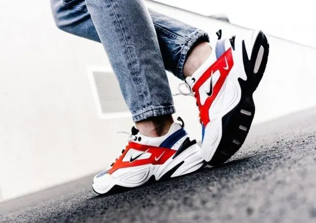 Giày Nike M2K Tekno 'White Black Orange' AO3108-101 - Ảnh 5