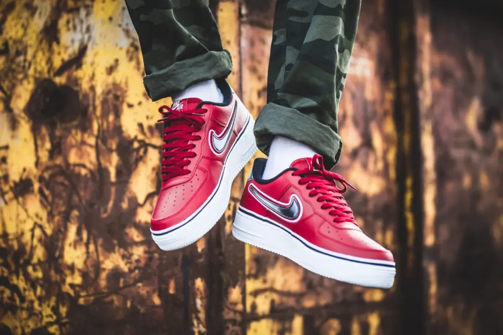 Nike Air Force 1 '07 LV8 Sport NBA 'Gym Red' AJ7748-600 - Ảnh 3