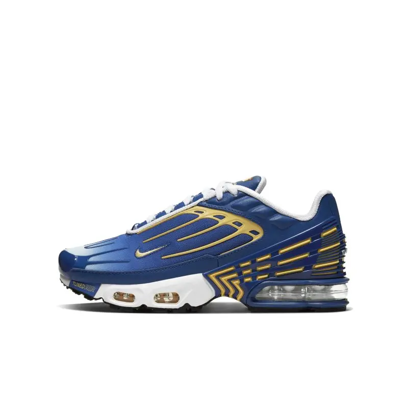Alternative view of Giày Nike Air Max Plus 3 GS 'Deep Royal Topaz Gold' CD6871-402