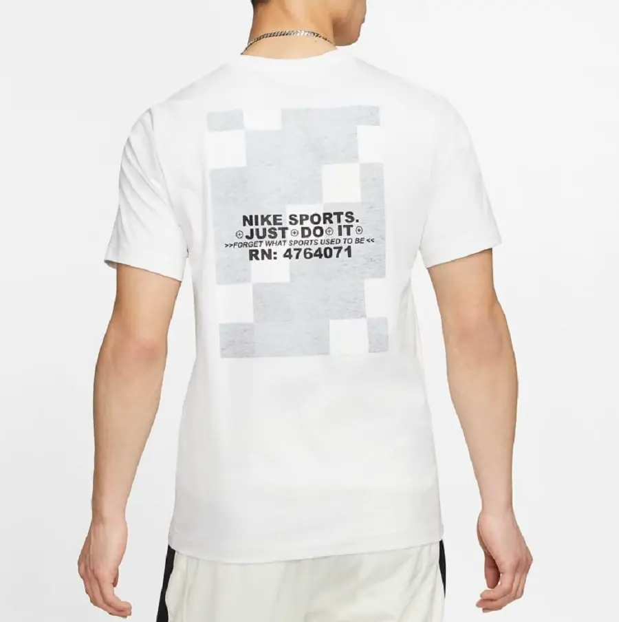 Alternative view of Áo Nike Sportswear White and Black Casual CQ5347-101