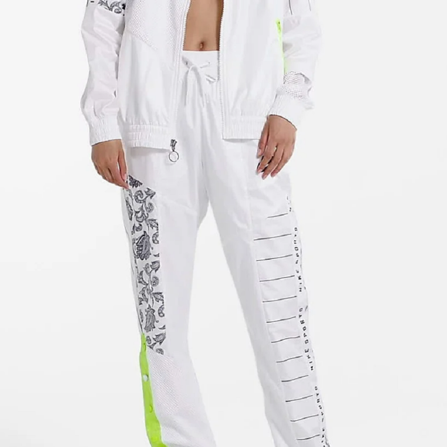 Quần áo Nike NSW Woven Track Jacket New Black White AR3025-100 AR2940-100 - Ảnh 3