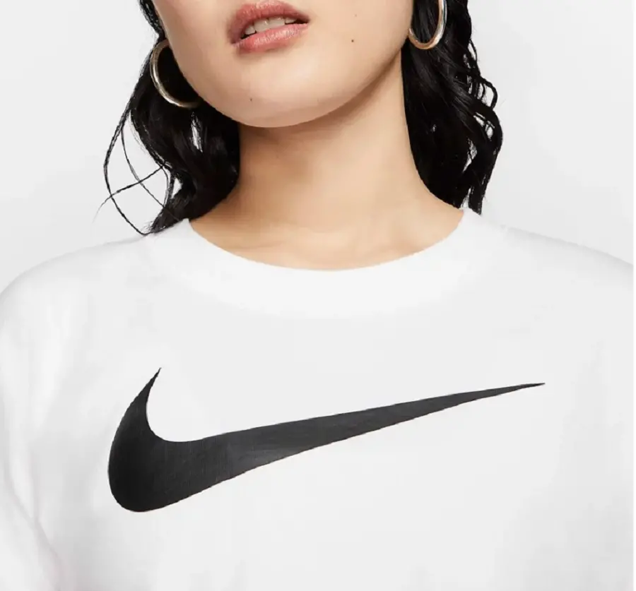 Alternative view of Áo Nike Sportswear Swoosh Women’s Short-Sleeve Top CJ3765-100