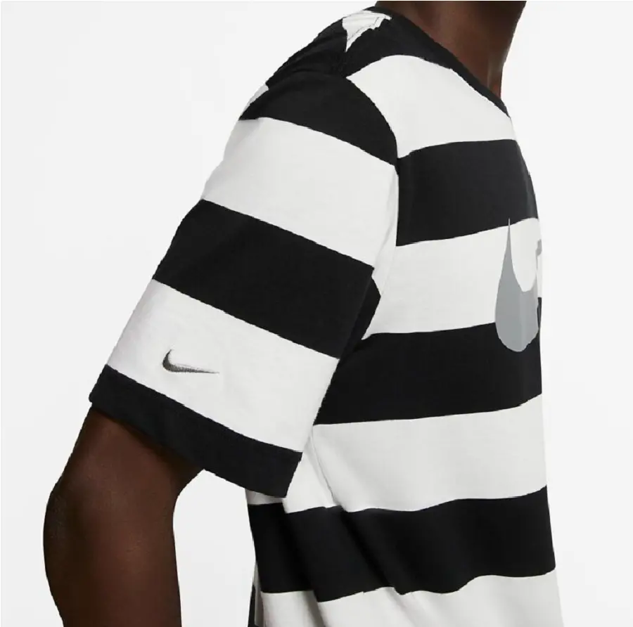 Áo Nike Swoosh Stripe T Shirt CQ5196-100 - Ảnh 5