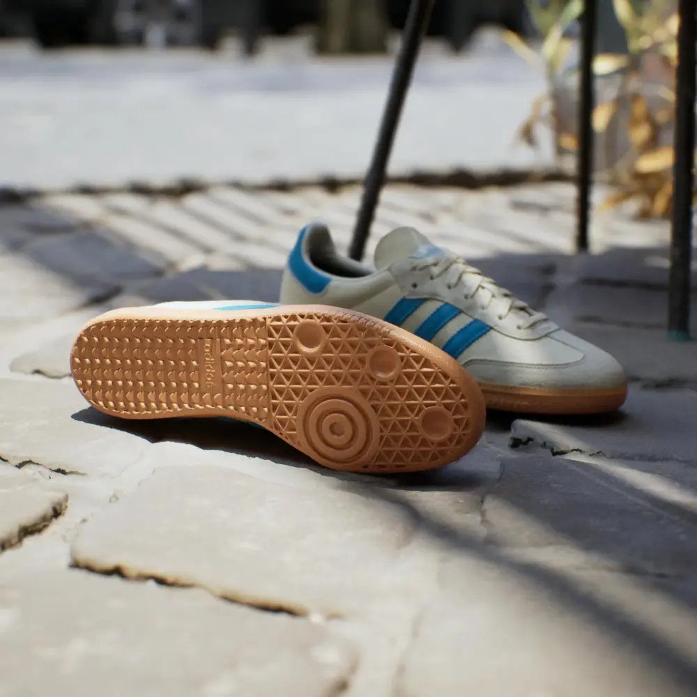 Giày Adidas Sporty & Rich x Samba OG 'Cream Blue' IE7096 - Ảnh 4