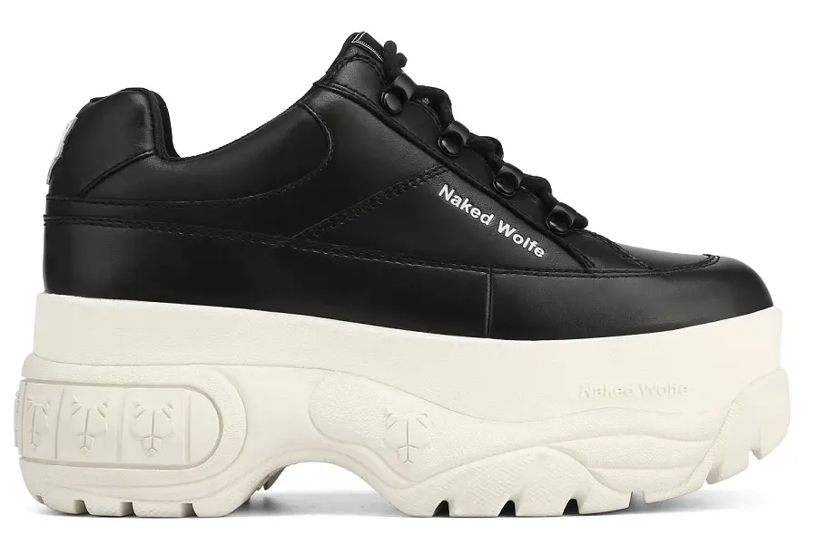 Giày Naked Wolfe SPORTY LEATHER 'BLACK/WHITE'