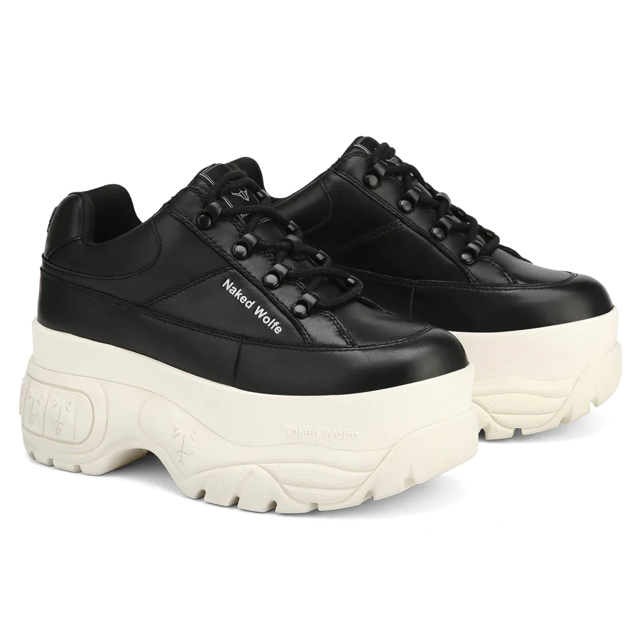 Giày Naked Wolfe SPORTY LEATHER 'BLACK/WHITE' - Ảnh 2