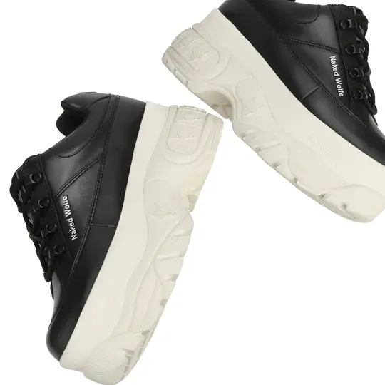 Giày Naked Wolfe SPORTY LEATHER 'BLACK/WHITE' - Ảnh 4