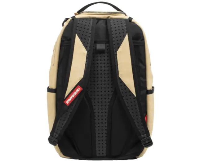 Balo Sprayground Leather Shark 'Beige' Backpack 910B1550NSZ - Ảnh 4