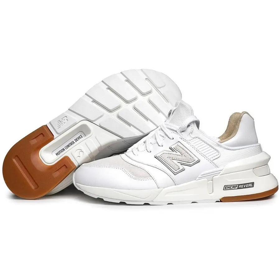 Giày New Balance 997S 'White Saffiano Leather' MS997RI - Ảnh 5