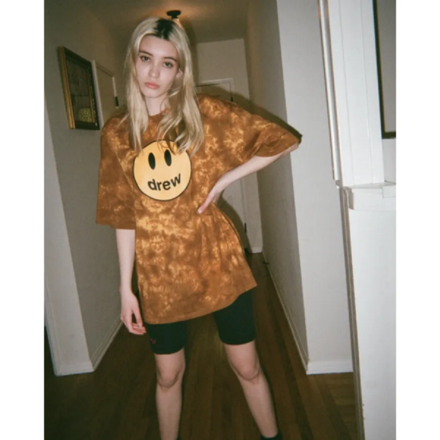 Áo Drew House Secret SS Tee Brown Tie Dye - Ảnh 3