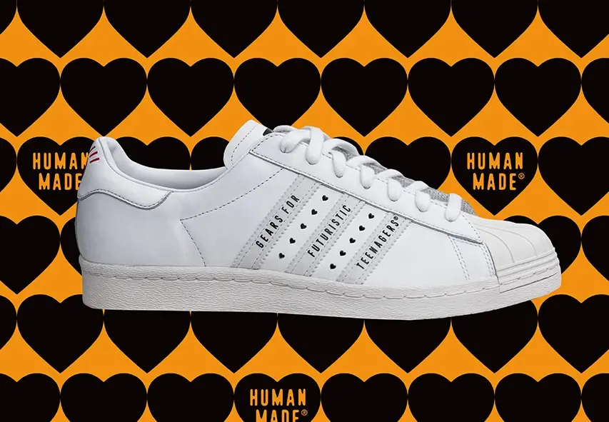 Giày Adidas Human Made x Superstar 'Gears For White' FY0730 - Ảnh 4