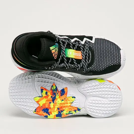 Giày Adidas D.O.N. Issue #2 Big Kids 'Black Multi' FZ1423 - Ảnh 4
