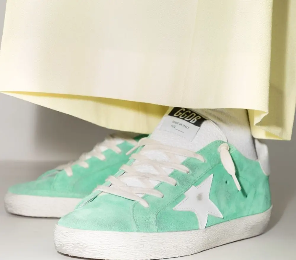 Giày Golden Goose Super Star 'Aquamarine White' GWF00101-F002575-35774 - Ảnh 6