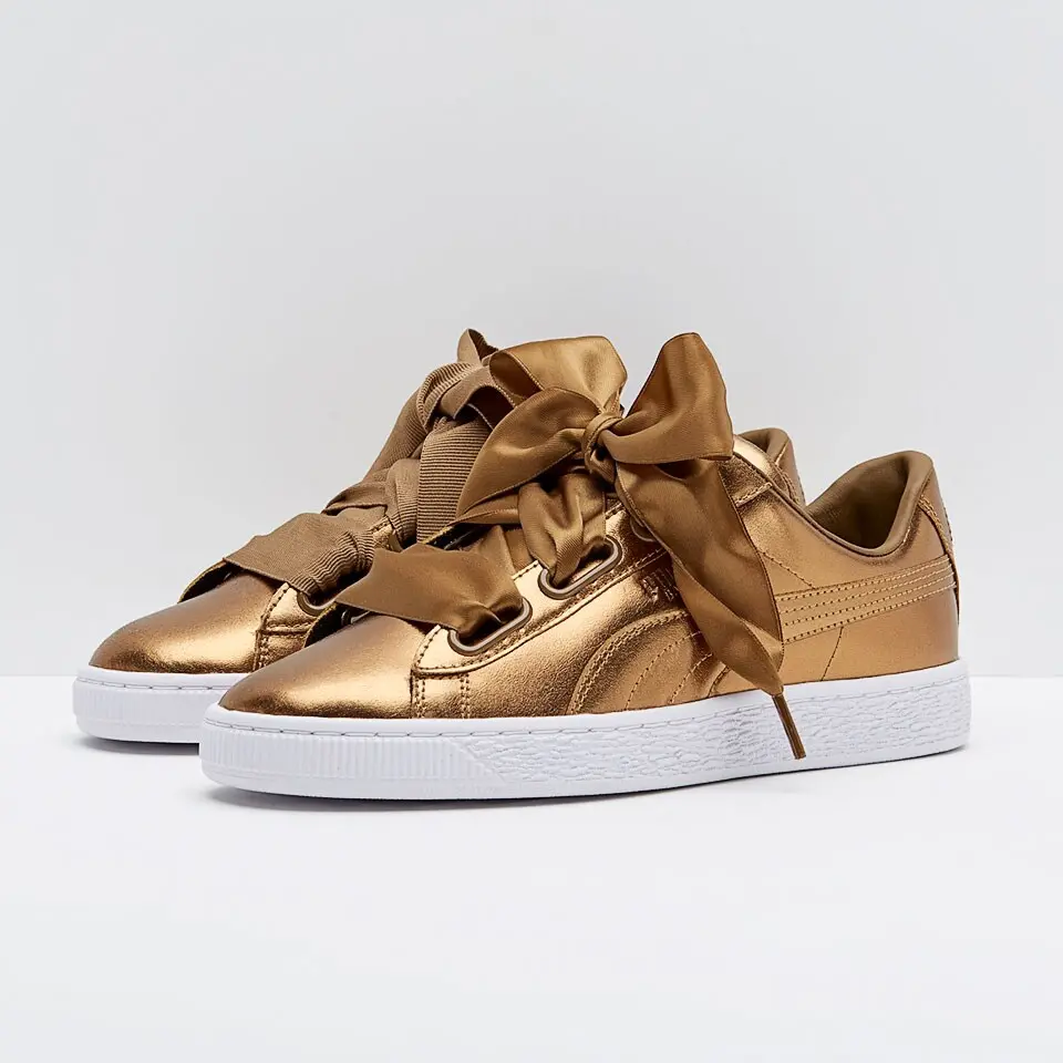 Giày Puma Wmns Basket Heart Luxe 366730-02 - Ảnh 7