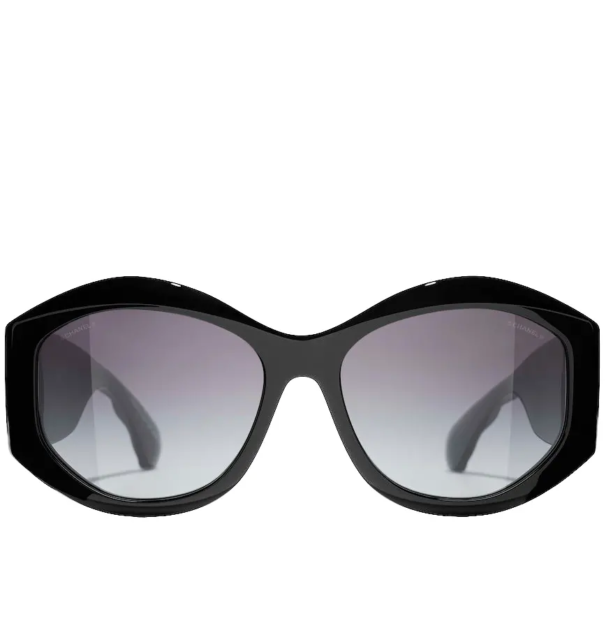Kính Chanel Oval Sunglasses 'Black' A71515-X01081-S6016