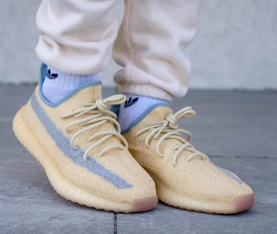 Giày Adidas Yeezy Boost 350 V2 'Linen' FY5158 - Ảnh 4