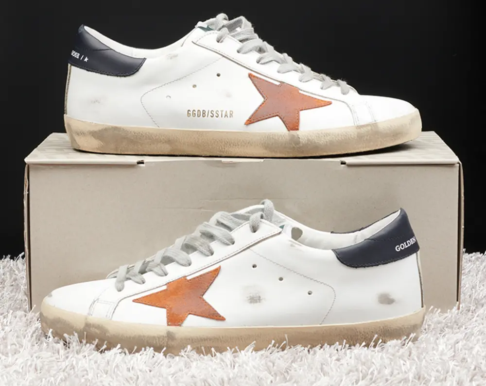 Giày Golden Goose Superstar 'White Orange' GMF00101-F002120-10787 - Ảnh 3