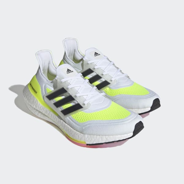 Giày Adidas UltraBoost 21 J 'White Solar Yellow' FZ2929 - Ảnh 2