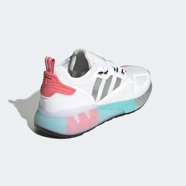 Giày Adidas NASA x Wmns ZX 2K Boost White Hazy Rose FX7054 - Ảnh 2