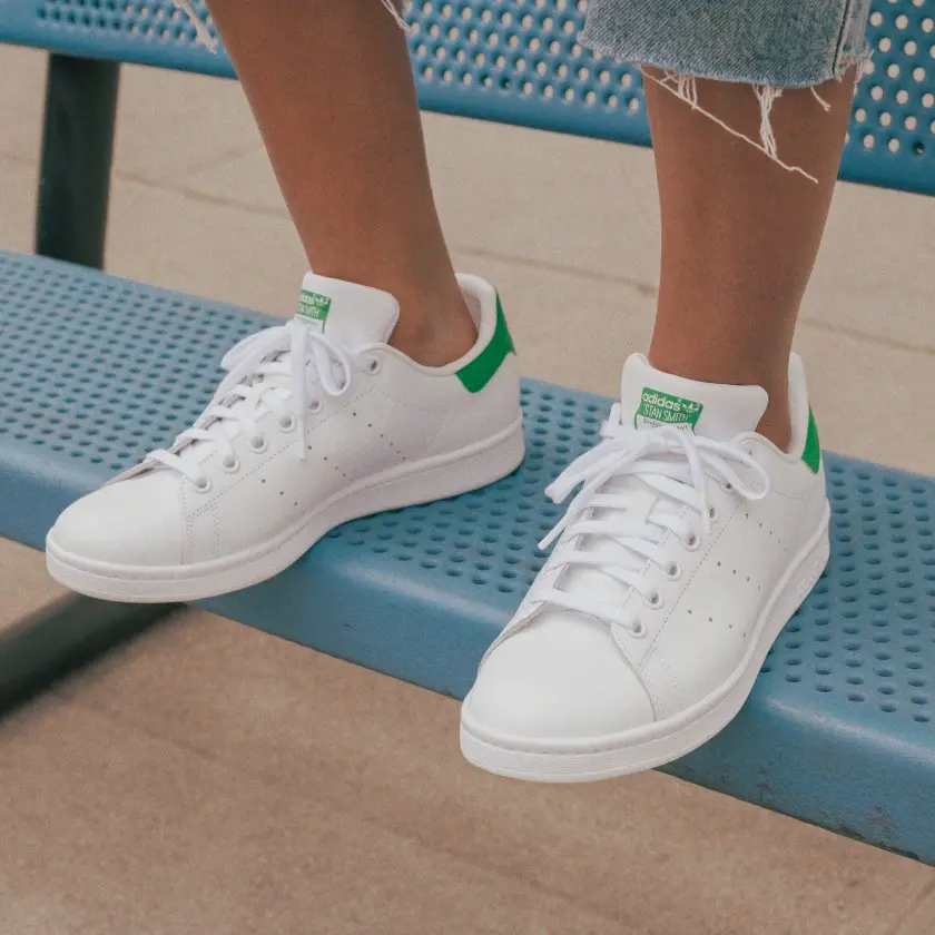 Giày Adidas Stan Smith White Green B24105 - Ảnh 3