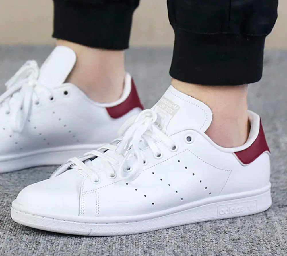Giày Adidas Stan Smith 'Burgundy' B37911 - Ảnh 4