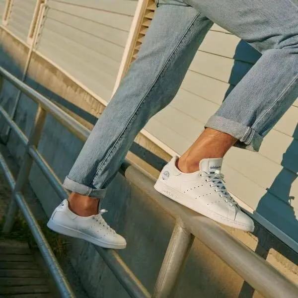 Giày Adidas Stan Smith Blue Bird FV4083 - Ảnh 4