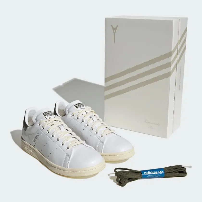 Giày Adidas Stan Smith x Highsnobiety 'Cloud White' IE2530 - Ảnh 6