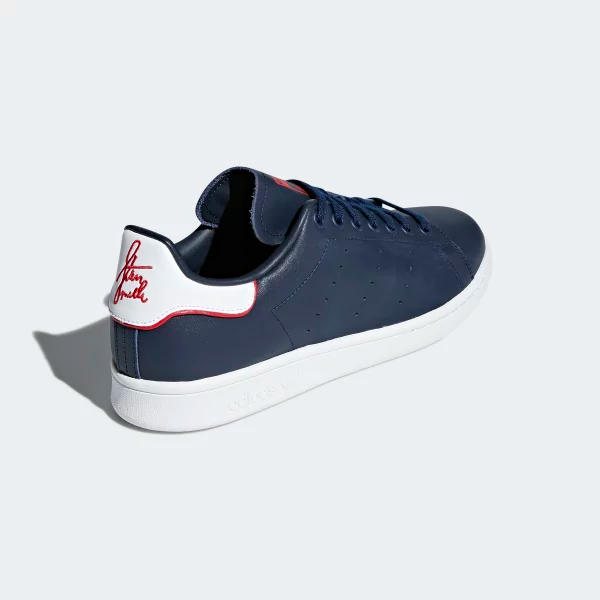 Giày Adidas Stan Smith 'Collegiate Navy Scarlet' B37912 - Ảnh 4