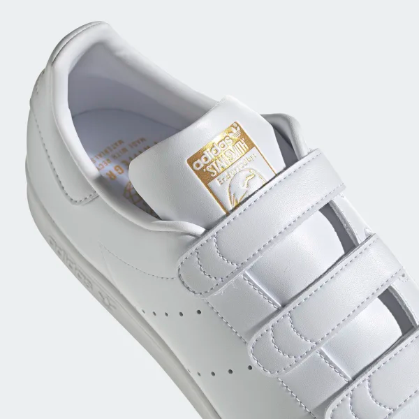 Giày Adidas Stan Smith 'White Gold Metallic' FX5508 - Ảnh 5