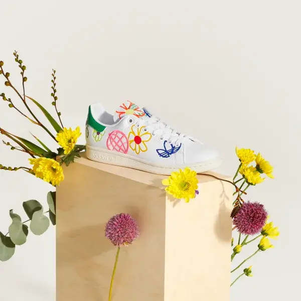 Giày Adidas Wmns Stan Smith 'Large Doodles' FX5653 - Ảnh 5
