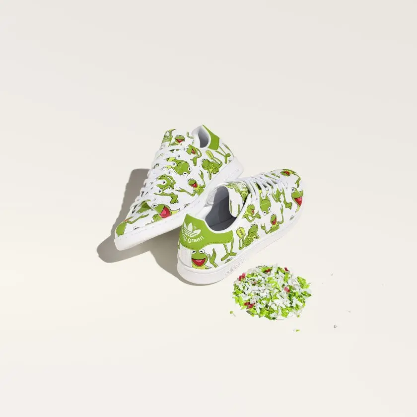Giày Adidas The Muppets x Stan Smith 'Kermit The Frog Allover Print' FZ2707 - Ảnh 6