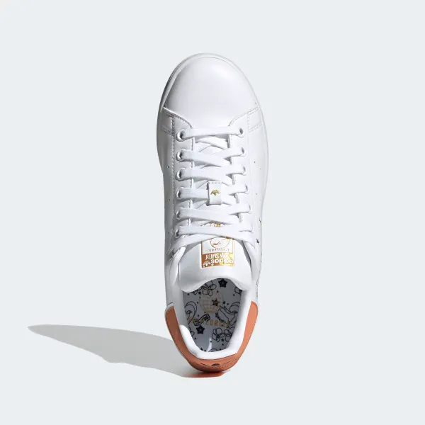 Giày Adidas Stan Smith Orange White GW5167 - Ảnh 3