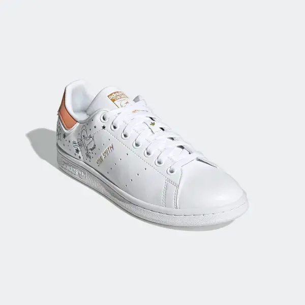 Alternative view of Giày Adidas Stan Smith Orange White GW5167