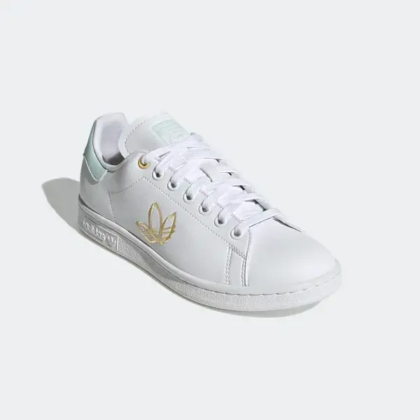 Giày Adidas Stan Smith W White Gold Mint GZ7058 - Ảnh 4