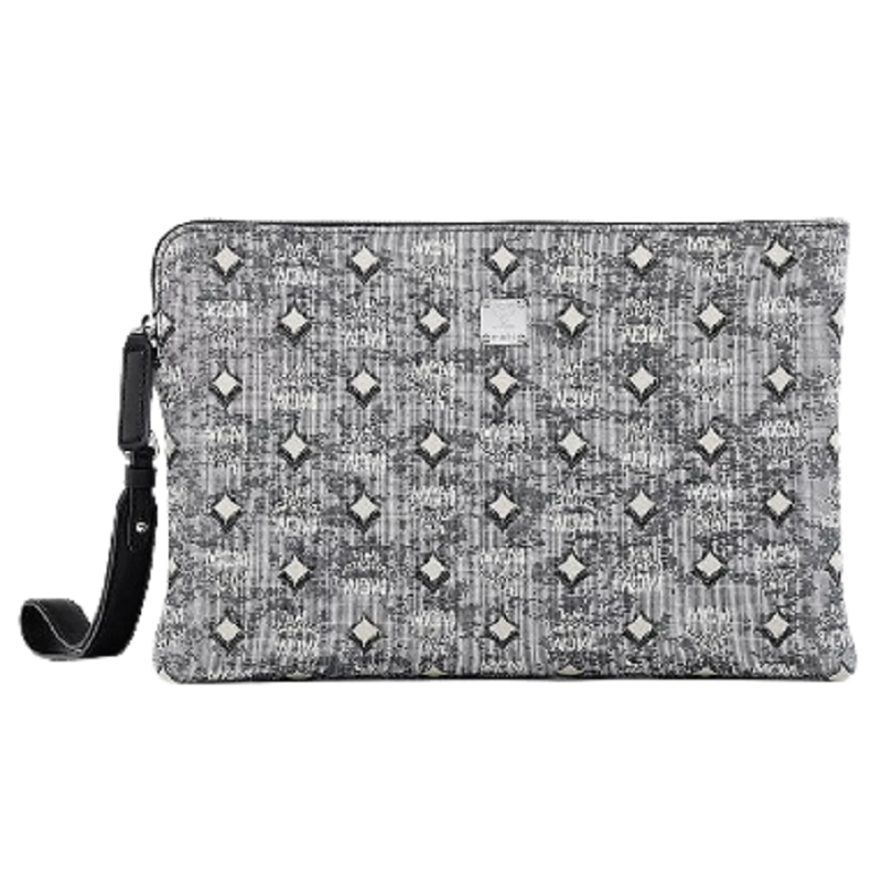 Túi MCM Standing Wristlet Pouch in Vintage Jacquard Monogram MXZBATQ01EG001