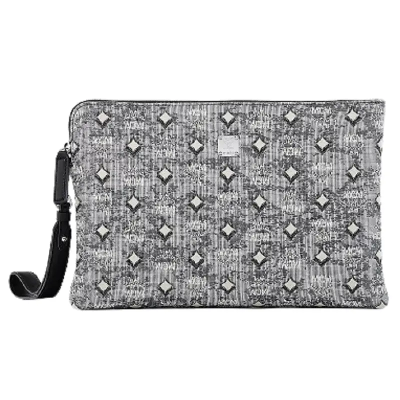 Túi MCM Standing Wristlet Pouch in Vintage Jacquard Monogram MXZBATQ01EG001
