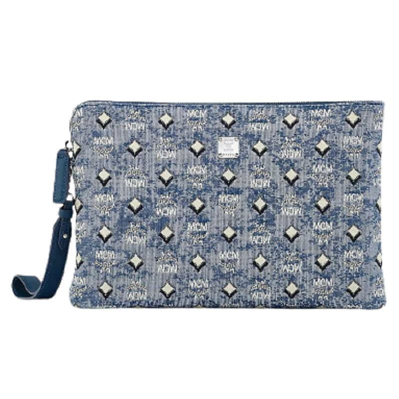 Túi MCM Standing Wristlet Pouch in Vintage Jacquard Monogram MXZBATQ01LU001