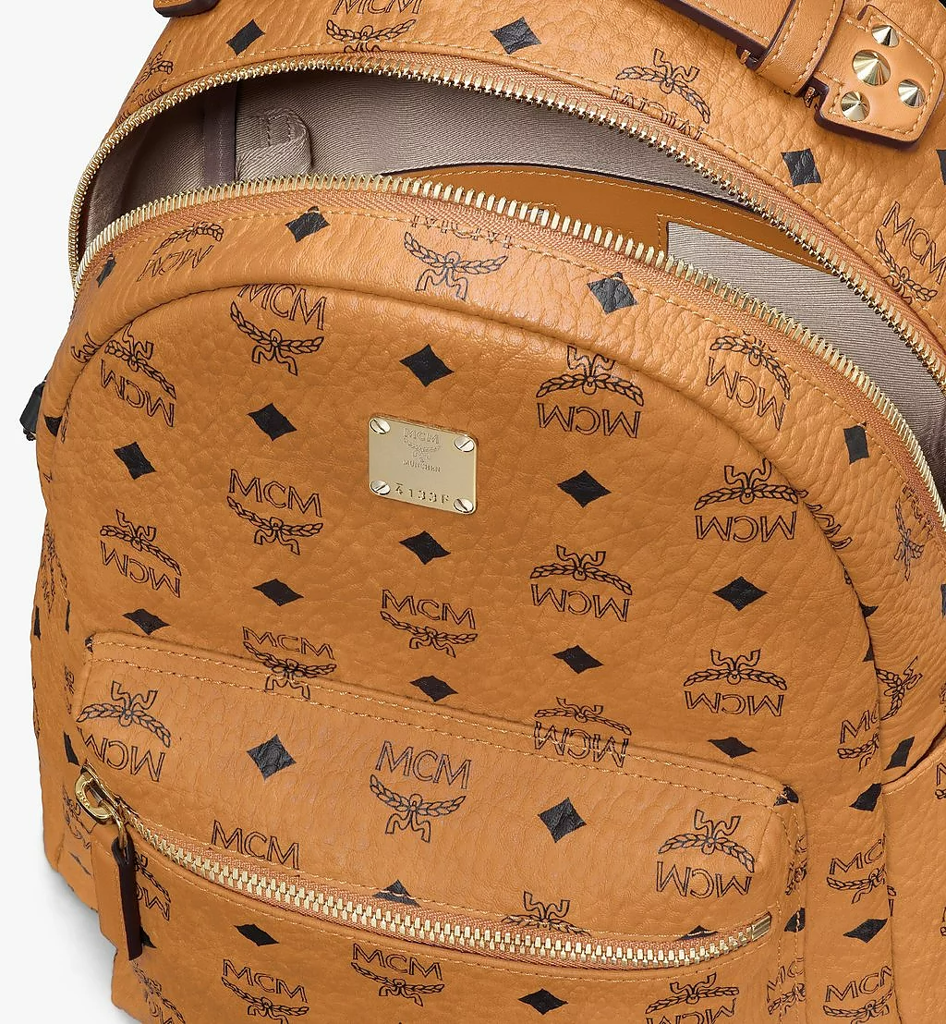Balo MCM Stark Backpack Visetos 'Cognac' MMKASVE26CO001 - Ảnh 4
