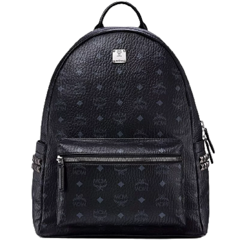 Balo MCM Stark Side Studs Backpack in Visetos MMKAAVE09BK001