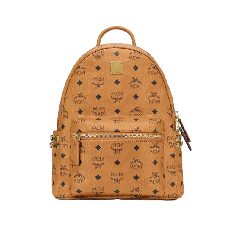 Balo MCM Stark Side Studs Backpack in Visetos MMKAAVE15CO001
